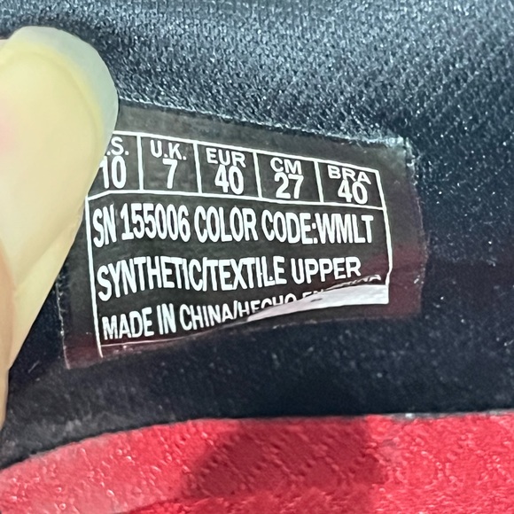 Air-cooled Memory Foam SN 155006 visible air cushioned midsole US size 10 - Picture 5 of 6